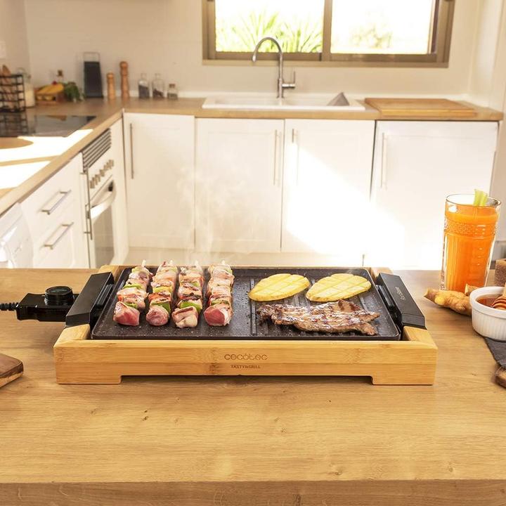 Image du produit Cecotec Plancha électrique compatible Tasty&Grill 2000 Bamboo MixStone