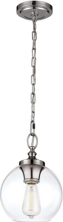 Elstead Lighting Lampada a sospensione Tabby E27 in nichel lucido (E27)
