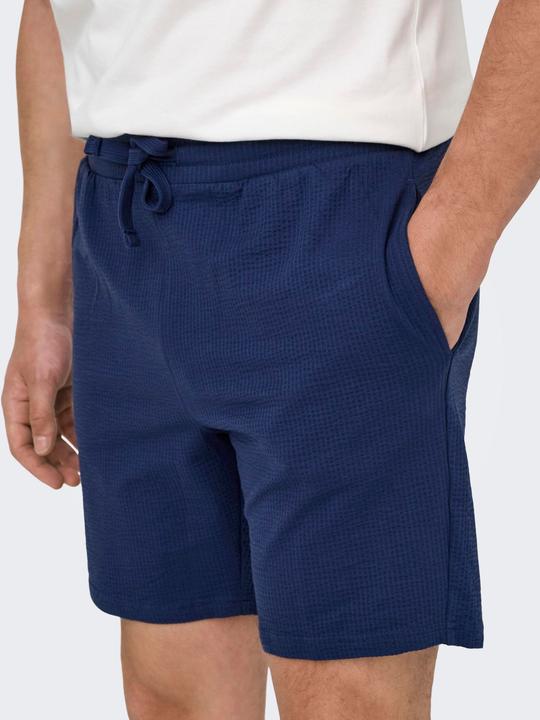 Actual product image Only & Sons Onskian Reg Seersucker Shorts (XL)