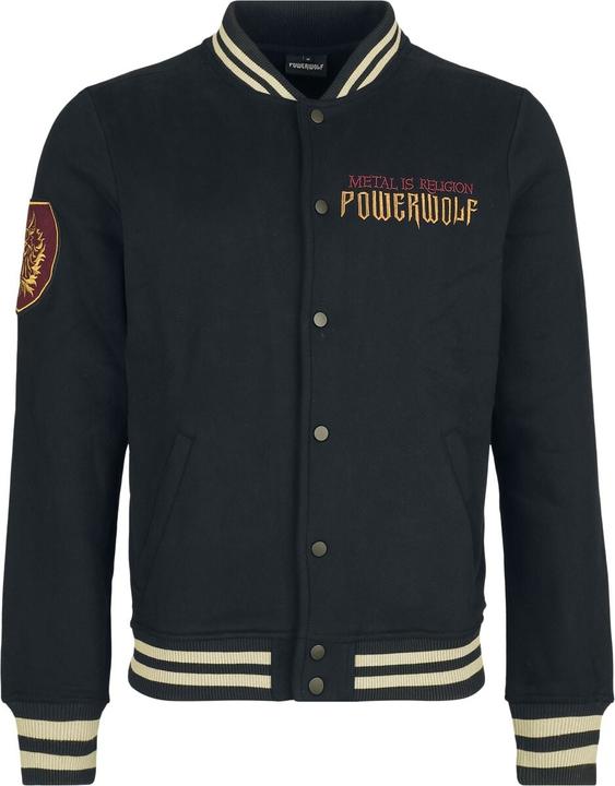 Actual product image Powerwolf Metal is Religion Varsity Jacket (M)