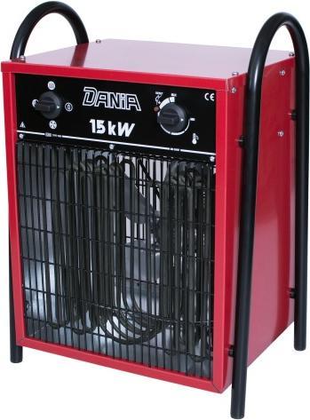 Produktbild Manser HWC Elektrischer Heizlüfter RED - 15 kW + CEE Verlängerungskabel 32 A/400 V - 5 m (15000 W)
