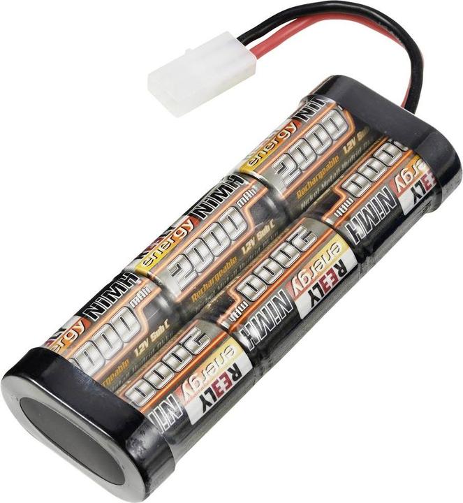 Immagine prodotto Reely Pacco batteria per modelli (NiMh) 7,2 V 2000 mAh Numero di celle: 6 Stick Tamiya (7.20 V, 2000 mAh)