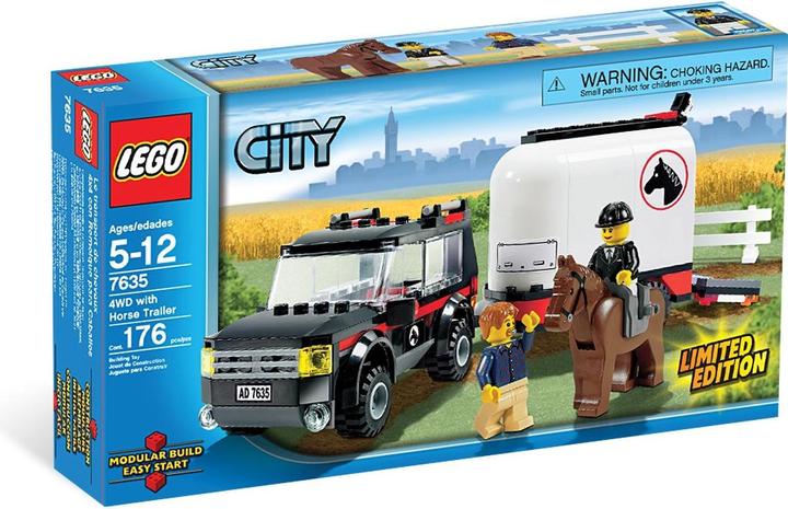 Immagine prodotto LEGO Box per cavalli da città (7635, LEGO City)