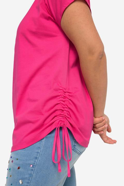 Produktbild Angel of Style T-Shirt, oversized, Rundhals, seitliche Raffungen (58)