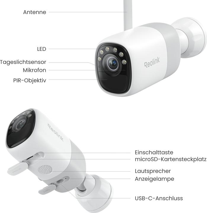 Image du produit Reolink Altas B630 Caméra Wifi 2K + panneau solaire (2560 x 1440 Pixels)