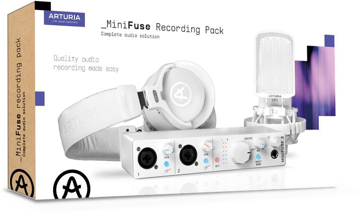 Image du produit Arturia MiniFuse Recording Pack White