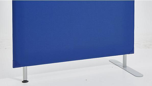 Produktbild eurokraft pro Schallschutz-Trennwand, Wandpaneel, Höhe 1800 mm, Breite 1000 mm, blau (1000 x 1800 x 50 mm)
