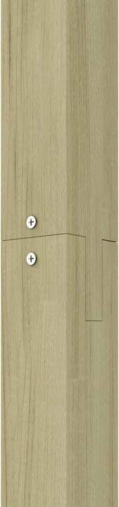 Actual product image vidaXL Garden pergola 200x40x205 cm wood (200 cm, 40 cm)