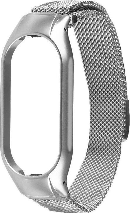 Actual product image Source Xiaomi Loop Magnetic Steel Band Mi Band 7 Sidabrinis (Steel band)