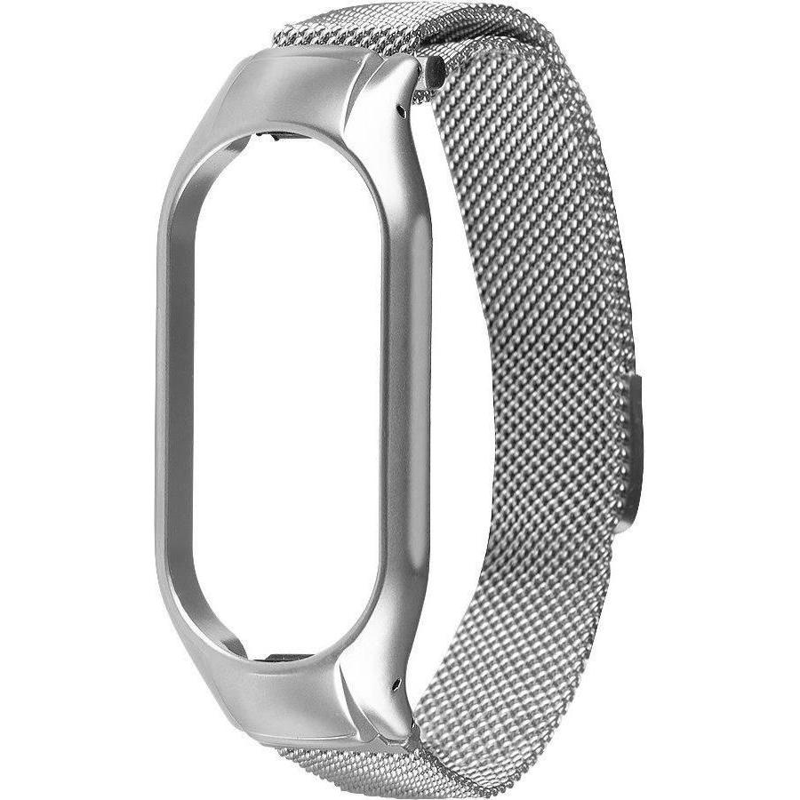 Source Xiaomi Loop Magnetic Steel Band Mi Band 7 Sidabrinis (Fascia in acciaio), Cinturini per orologi, Argento