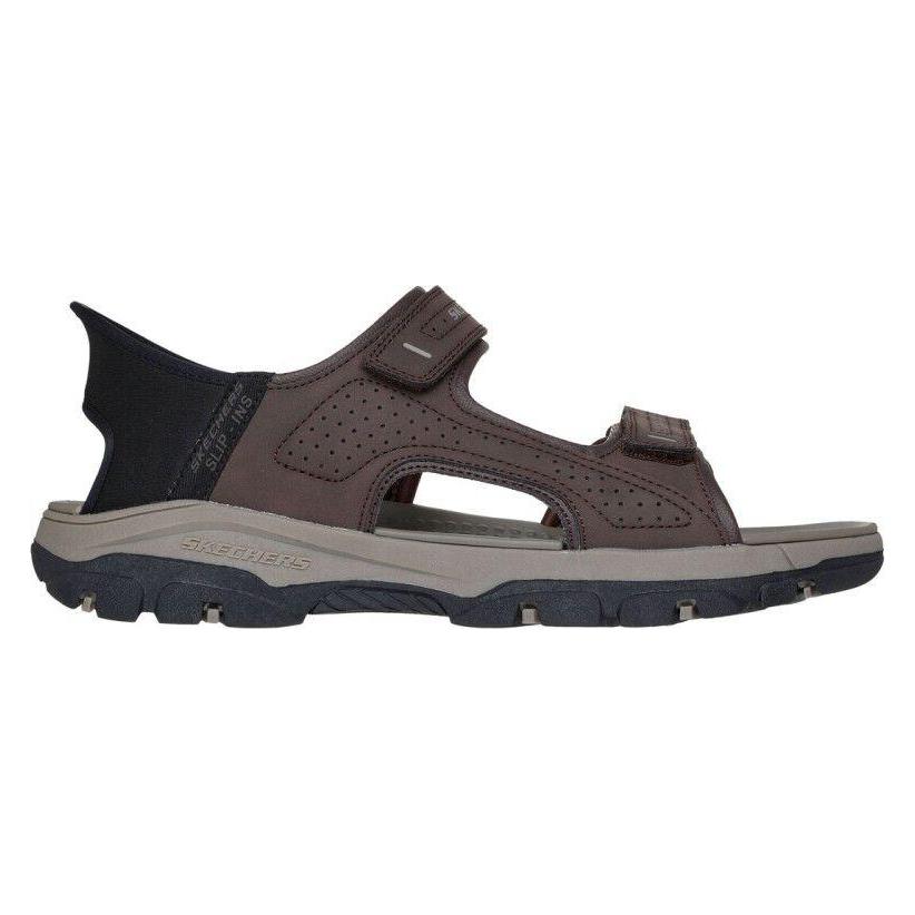Skechers, Mannen, Sandalen, Tresmen - Reece - Wandersandalen - Herren, Bruin, (46)