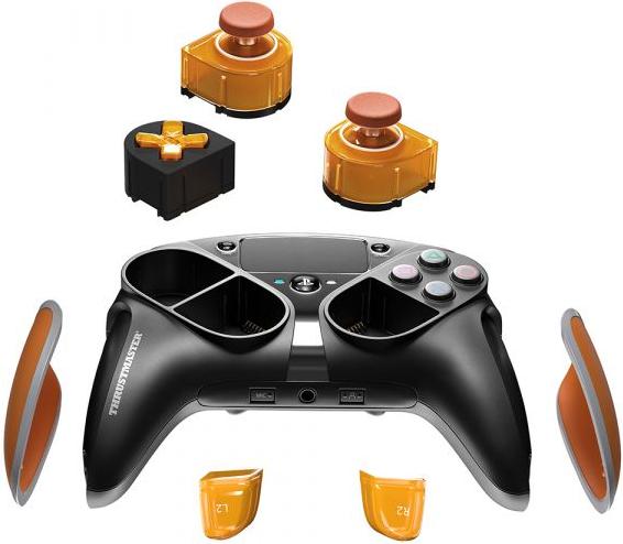 Actual product image Thrustmaster AddOn Gamepad Thrustm. eswap X LED ORANGE CRYSTAL P.XBO/PC (Xbox Series X, PC, Xbox One S, Xbox One X, Xbox Series S)