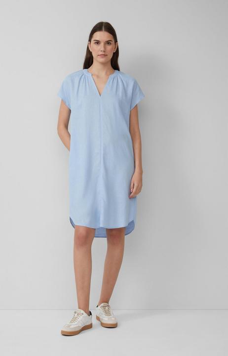 Produktbild S.Oliver Kleid Blusenkleid aus Leinenmix mit Eingrifftaschen (40)