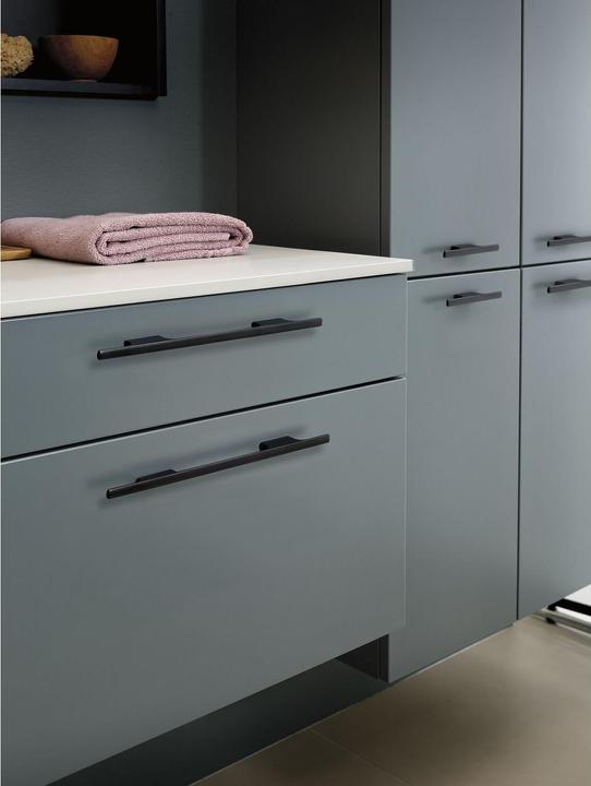 Produktbild Furnipart Möbelgriff Tau Breite 286 mm, Aluminium schwarz matt gebürstet