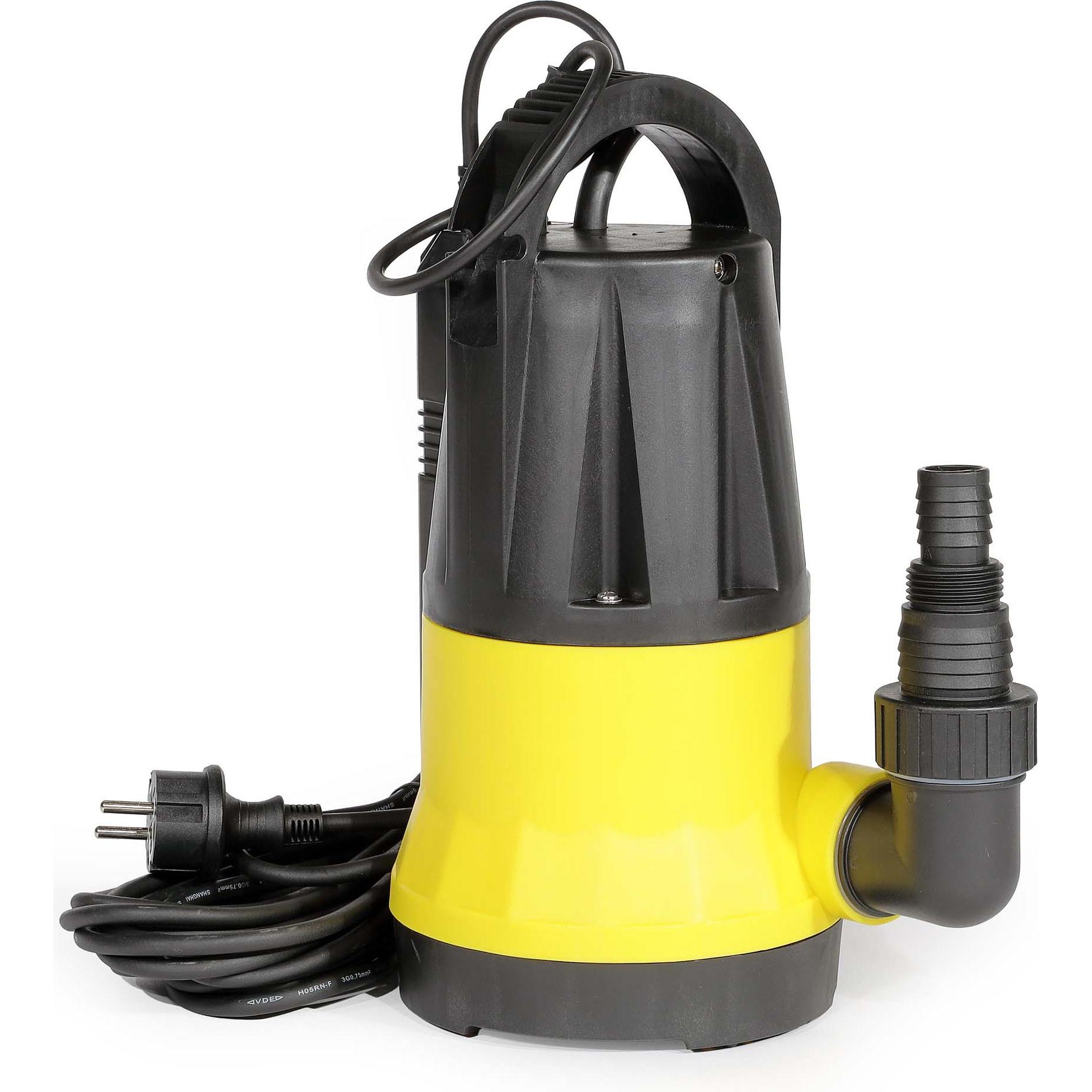 Wiltec, Wasserpumpe, Tauchpumpe mit Sensor 400W Tiefbrunnenpumpe 7300l/h Wasserpumpe Pumpe