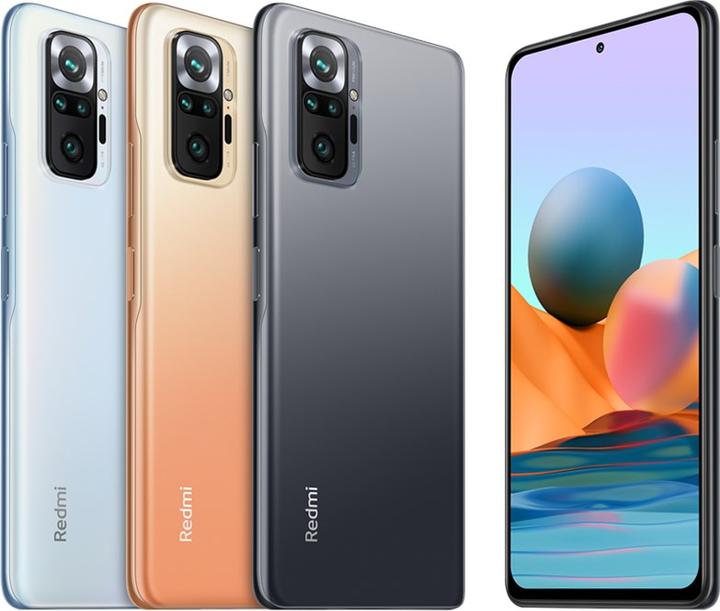 Produktbild Xiaomi Redmi Note 10 Pro (64 GB, Glacier Blue, 6.67", Dual SIM, 108 Mpx, 4G)