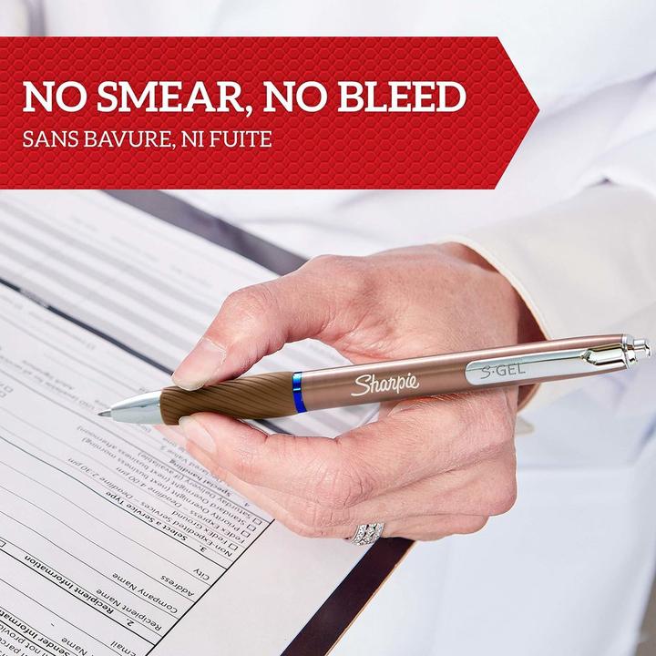 Actual product image Sharpie Gel pen S-Gel Metal 2er Set+2Minen Schwrz (Black, 2x)