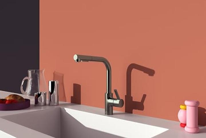 Actual product image Ideal Standard Gusto outlet 235mm L-spout 2F showerhead