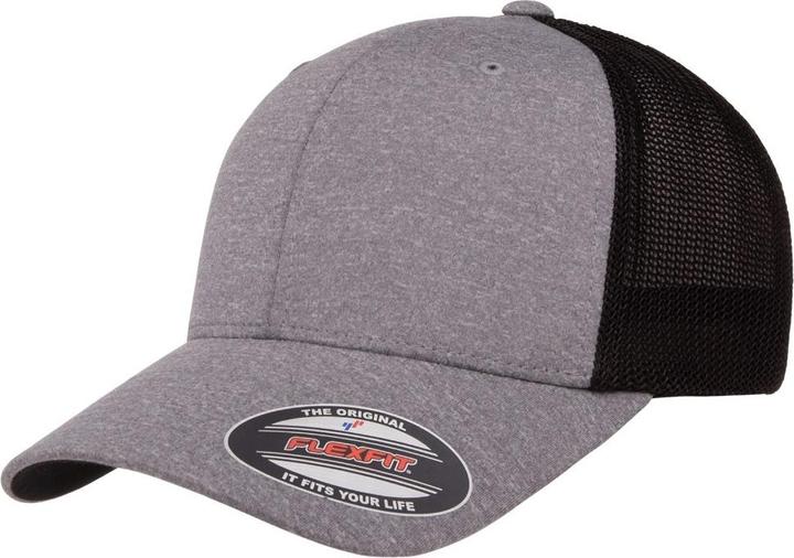 Heather grey, Black