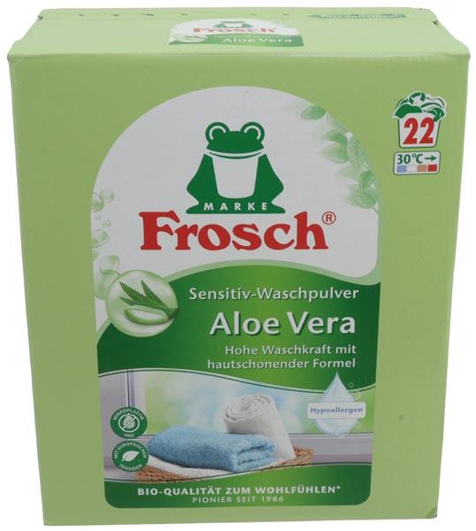 Actual product image Frosch Aloe Vera Sensitiv (22 Washing cycles, Washing powder)