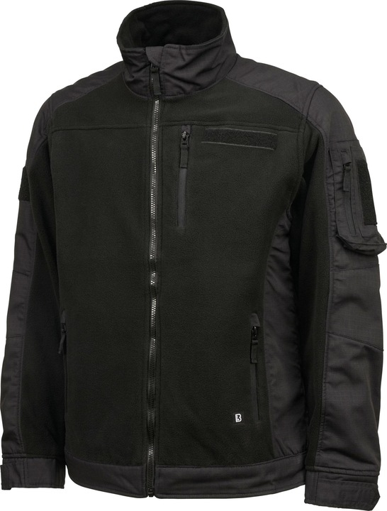 Produktbild Brandit Fleece Ripstop Outdoorjacke Grösse M Farbe Schwarz (M)