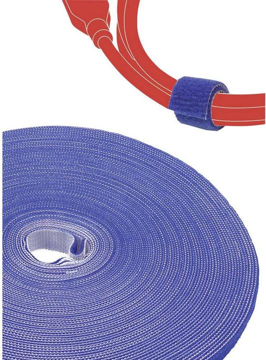 Actual product image Label-the-cable Double-sided hook and loop tape roll (16 mm)