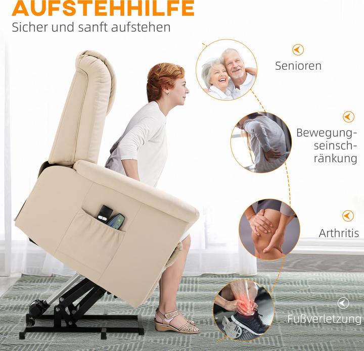 Actual product image Jamb Massage chair with stand-up aid