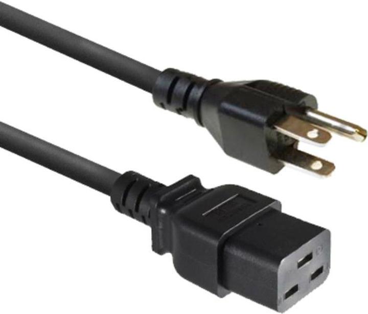 Actual product image ACT Powercord USA plug - C19 black 1.8 m (1.80 m)