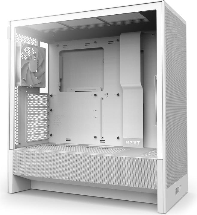 Produktbild NZXT H5 Flow ( 2024 ) (weiss, Tempered Glass) (E-ATX)