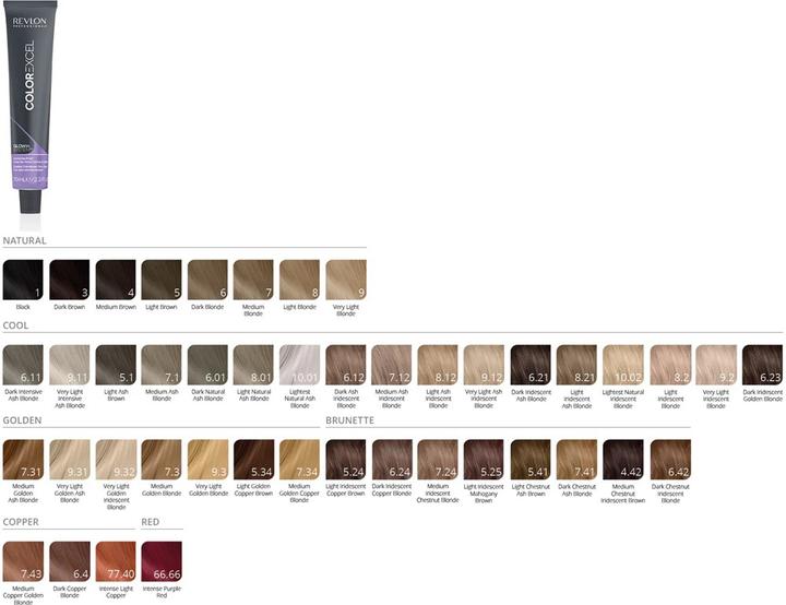 Produktbild Revlon Color Excel 611 70 ml Haarfarbe (Dunkelblond Asch intensiv)