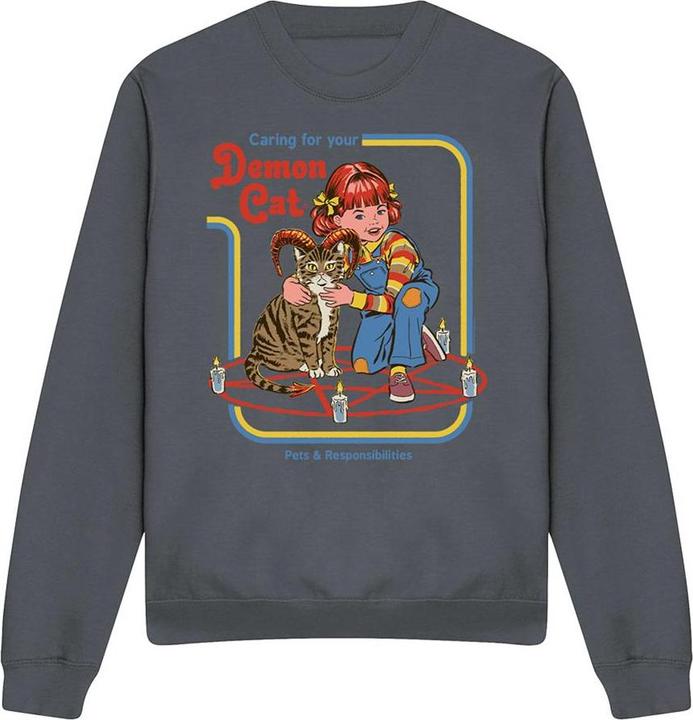 Produktbild Steven Rhodes Caring For Your Demon Cat Sweatshirt (M)