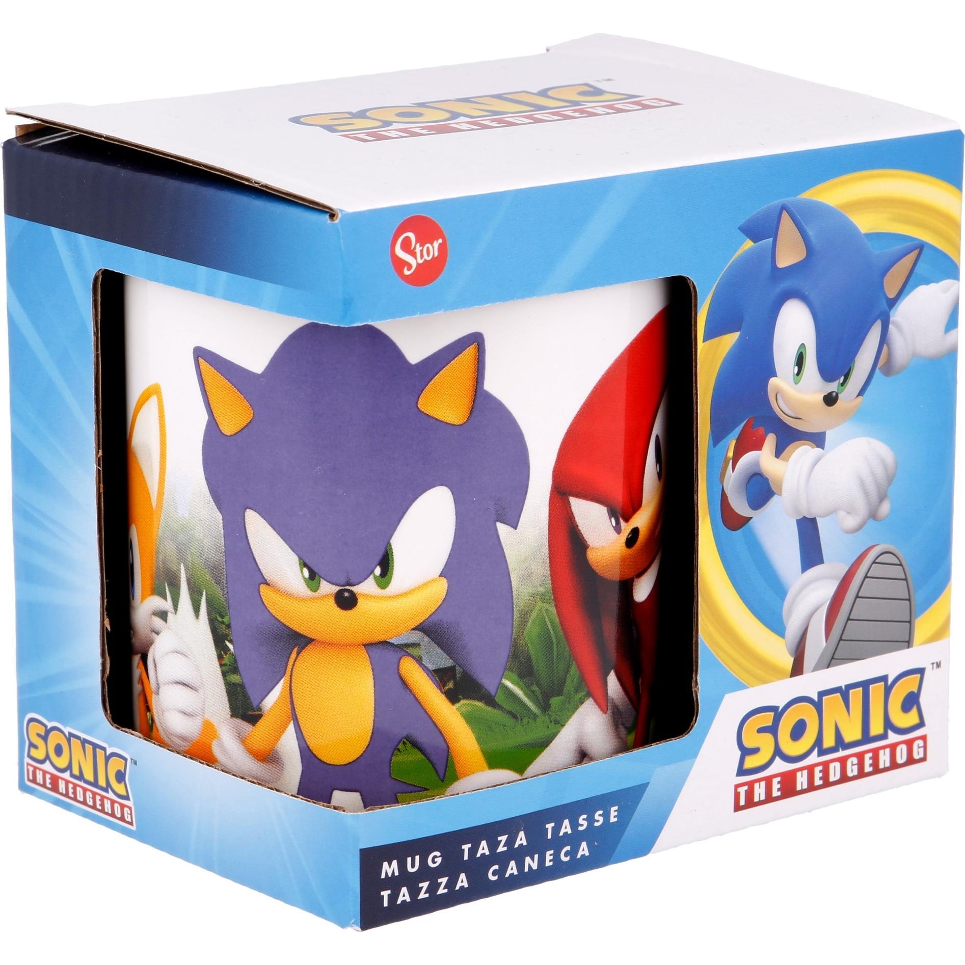 Thumbnail - Stor, Tasse, Sonic - Tasse aus Keramik, 325 ml, in Geschenbox (325 ml, 1 x)