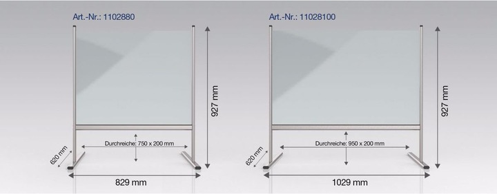 Produktbild Magnetoplan Hygienewand (62 cm, 8.29 cm)
