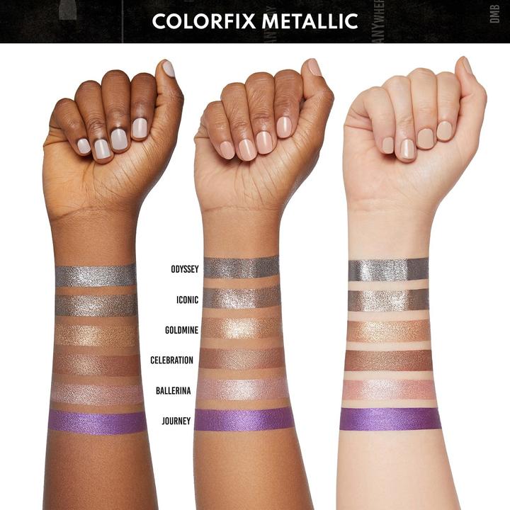 Actual product image Danessa Myricks Colorfix Metallics - Celebration (Bordeaux)
