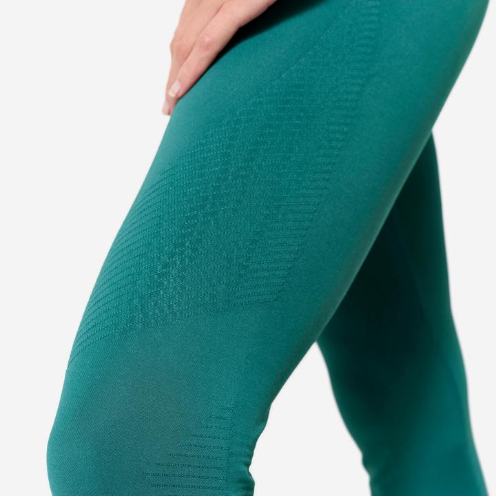 Immagine prodotto Kimjaly Lange Leggings Yoga Zweite-Haut-Effekt hoher Bund - blaugrün (XXL)