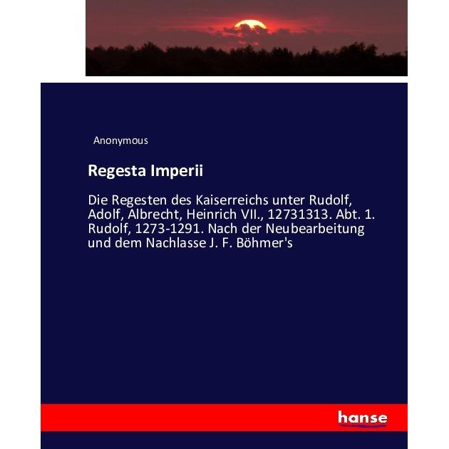 Thumbnail - Regesta Imperii, Fachbücher