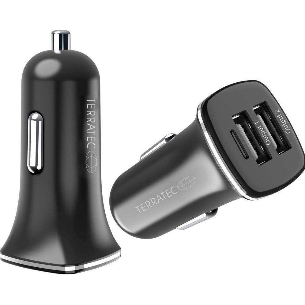 Thumbnail - Terratec InduktionsLadegerät ChargeAir Car, Auto Adapter, Schwarz