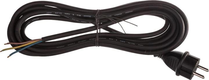 Immagine prodotto Emos Cavo di alimentazione in gomma 3x 1mm2, 5m, nero (5 m)