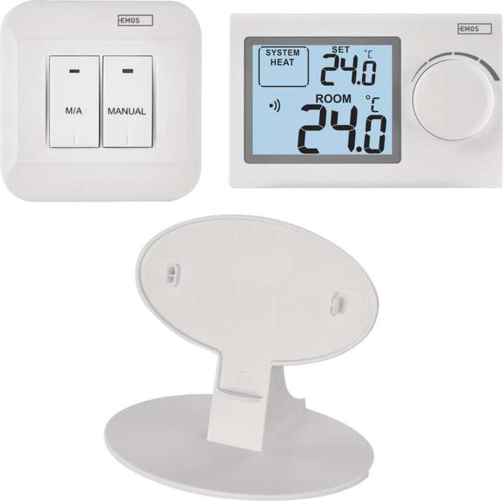 Actual product image Emos Room manual wireless thermostat P5614