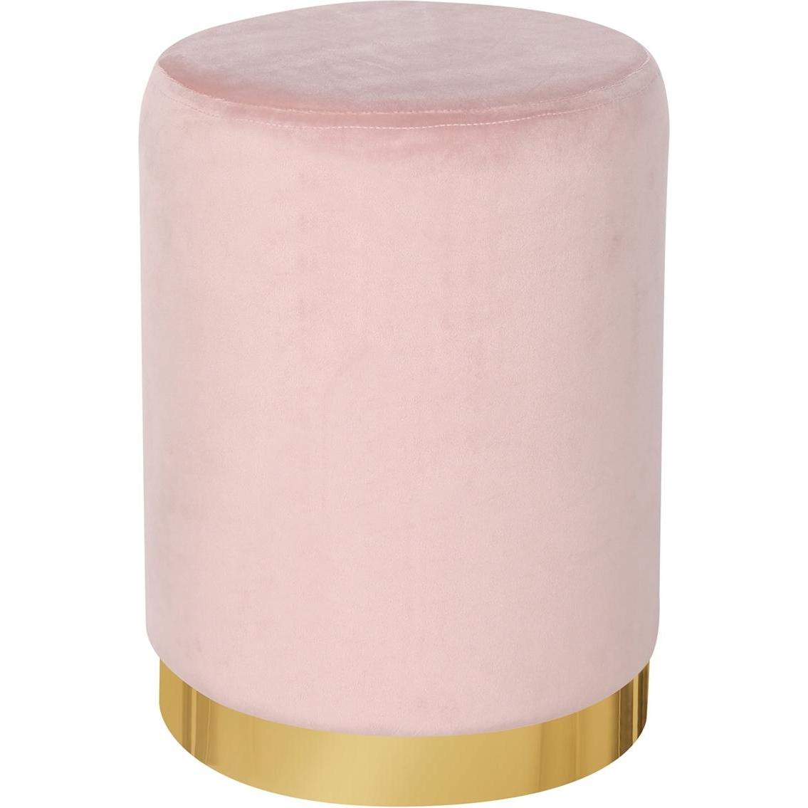 Thumbnail - HTI-Living, Hocker + Pouf, Polsterhocker Ø 32 cm Reese Rosa