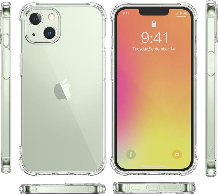 Actual product image Screenguard Apple iPhone 14 Case Crystal Soft Airbag Bumper (Apple iPhone 14)