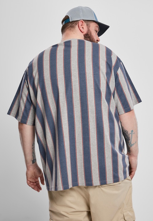 Produktbild Urban Classics Printed Oversized Bold Stripe Tee (M)