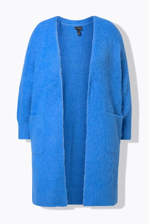 Produktbild Ulla Popken Long-Strickjacke, kuschelweich, offene Form, Langarm (60)