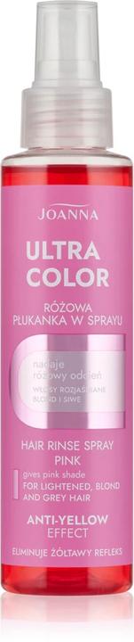 Joanna Ultra Colour System Hair Rinse Spray Pink Spray Rinse Giving Pink Shade Pink 150Ml (150 ml)