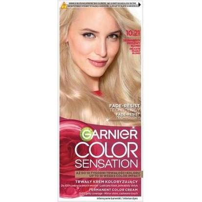 Garnier, Tinta, Color Sensation Creme farba do włosów 10.21 Jedwabisty Perfłowy Blond (10.21 Jedwabisty Perfłowy Biondo)
