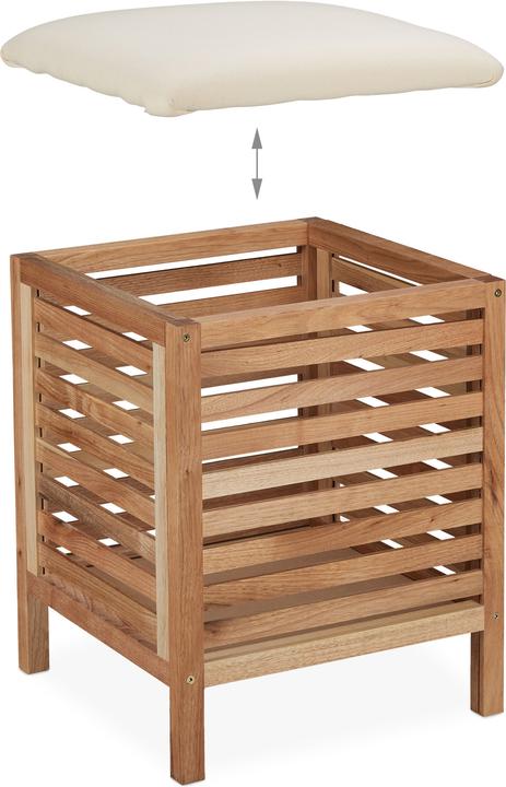 Image du produit Relaxdays Panier à linge rectangle (35 l)