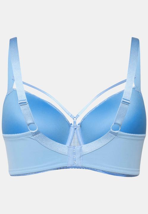 Actual product image Ulla Popken Textured Wave Lace Underwire Bra (85 C)
