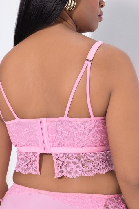 Produktbild TruYou Bralette, Satin, transparente Spitze, Cup A - D (100 A)