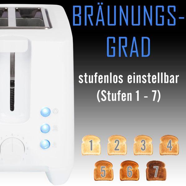 Actual product image Bomann TA 6065 CB Toaster white