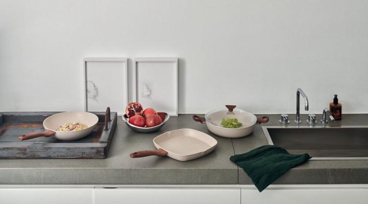 Immagine prodotto Sambonet Padella 28 cm Rock'N'Rose (28 cm, Padella per friggere, Alluminio)